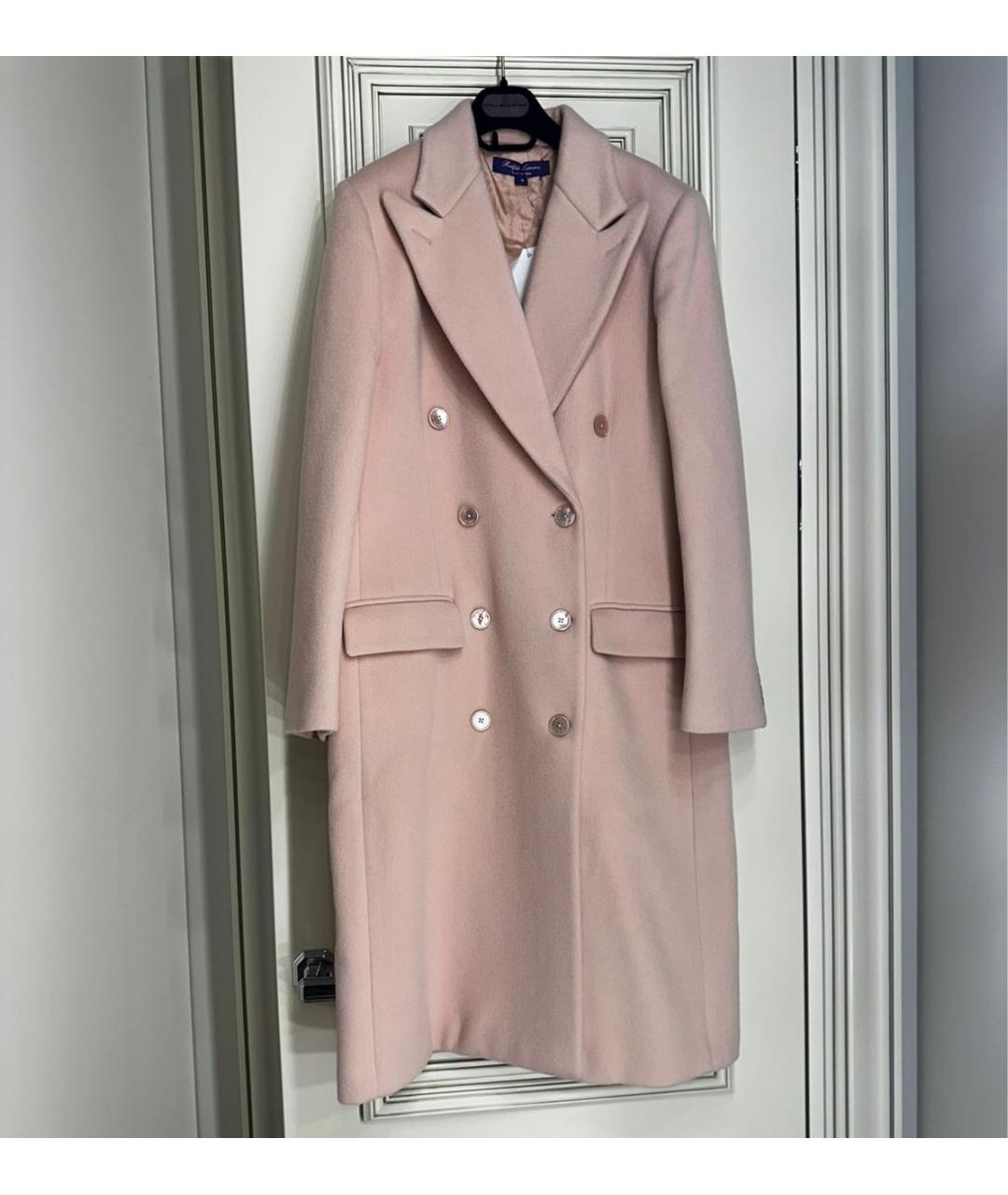 RALPH LAUREN PURPLE LABEL Розовое пальто, фото 9