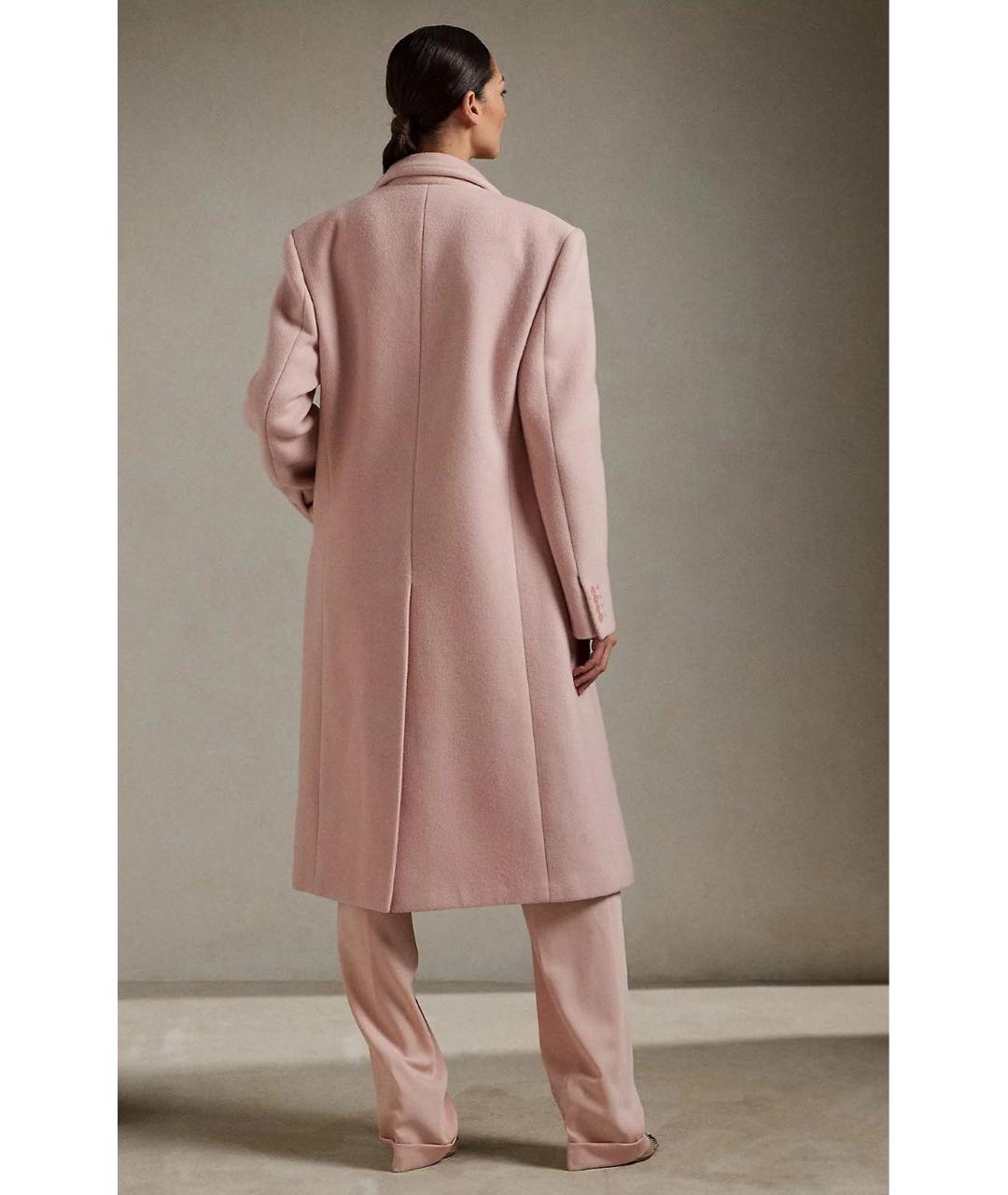 RALPH LAUREN PURPLE LABEL Розовое пальто, фото 6