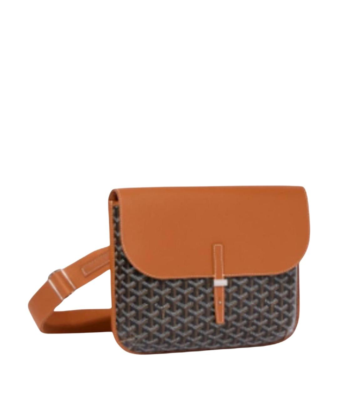 GOYARD Коричневая сумка на плечо, фото 1