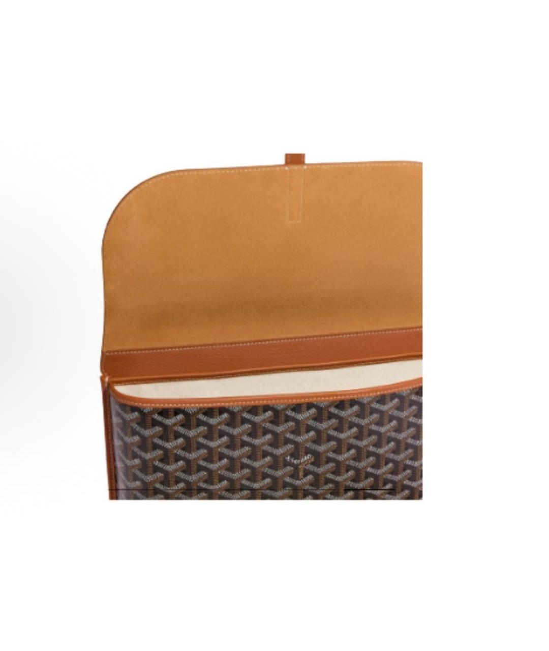 GOYARD Коричневая сумка на плечо, фото 4