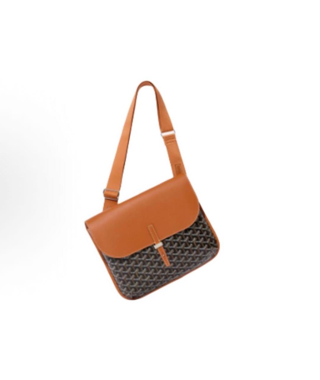 GOYARD Коричневая сумка на плечо, фото 2