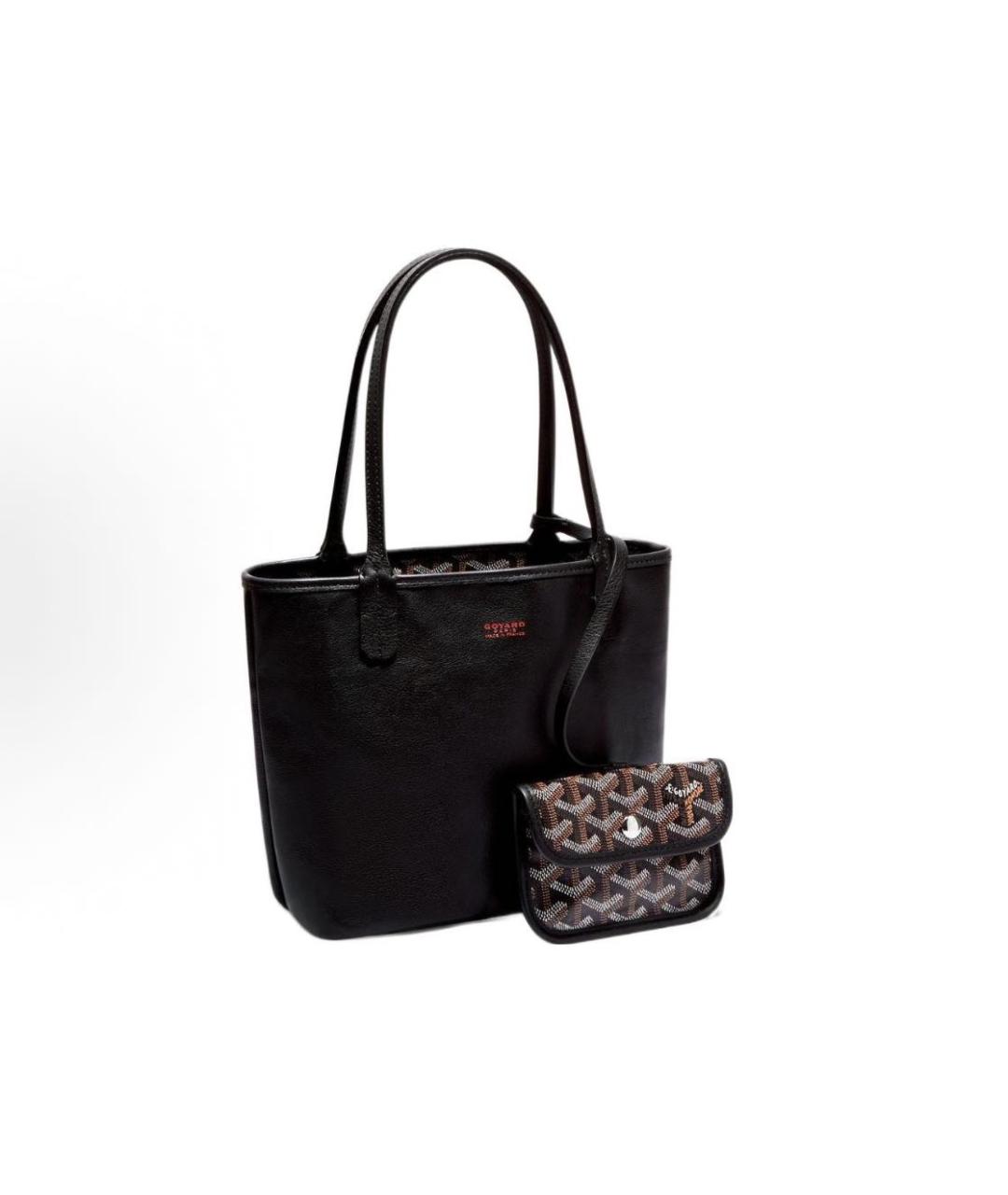 GOYARD Черная сумка тоут, фото 4