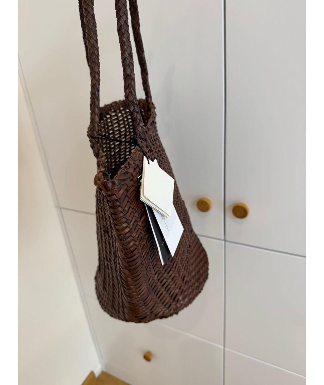 WEEKEND MAX MARA Коричневая сумка с короткими ручками, фото 2
