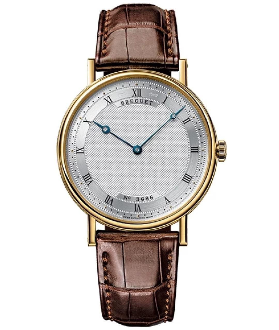 Breguet Серые часы из желтого золота, фото 1