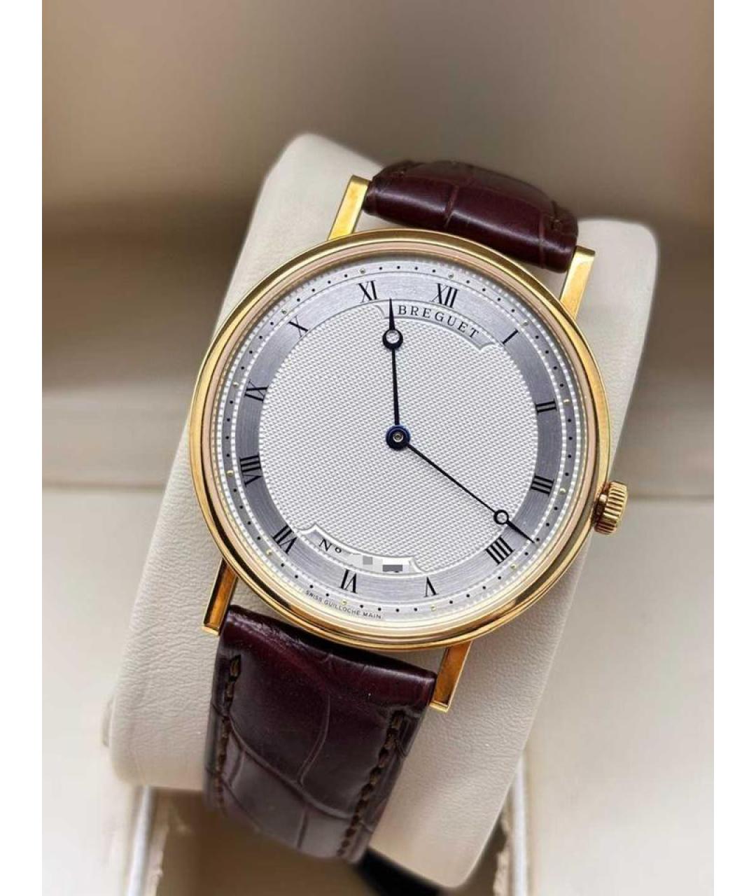 Breguet Серые часы из желтого золота, фото 3