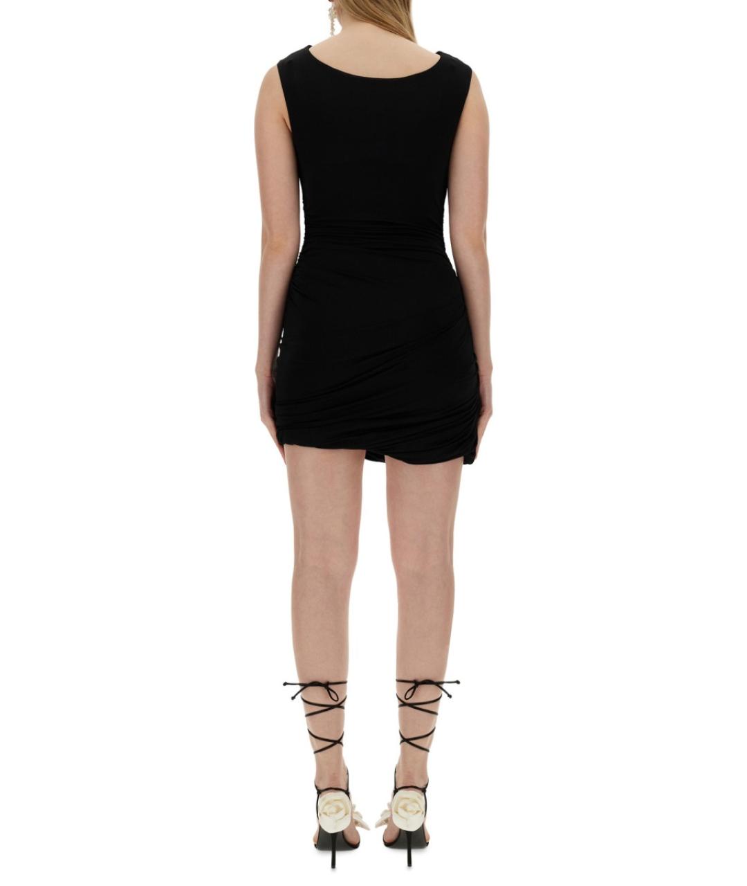 MAGDA BUTRYM Черное вискозное вечернее платье, фото 3