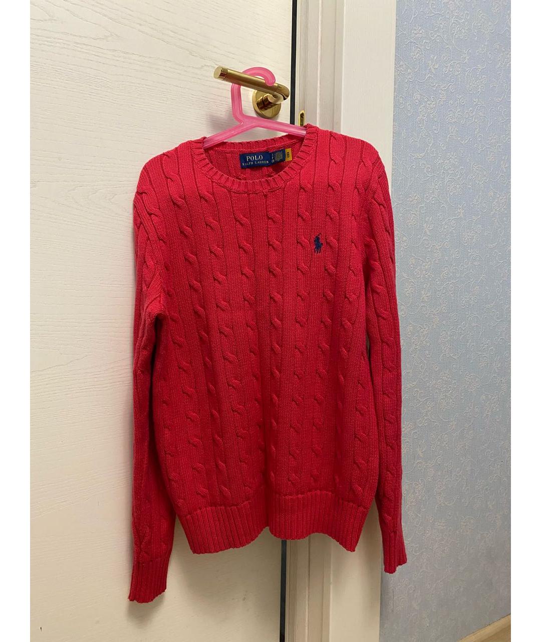 POLO RALPH LAUREN Красный хлопковый джемпер / свитер, фото 7