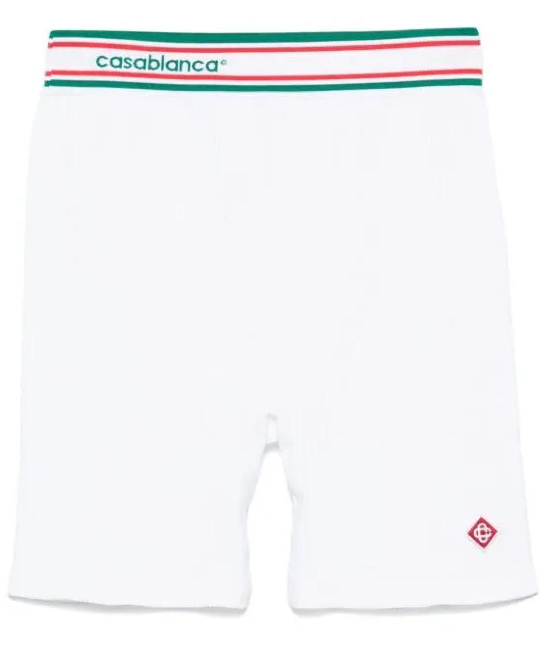 CASABLANCA Белые полиамидовые леггинсы и велосипедки, фото 1