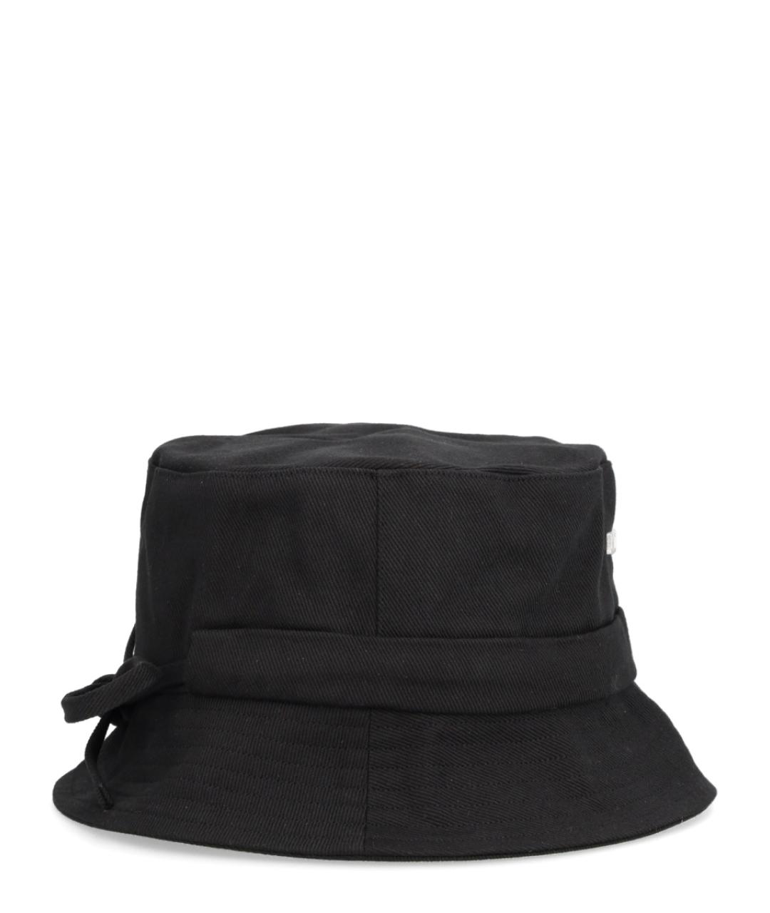 JACQUEMUS Черная хлопковая шляпа, фото 3