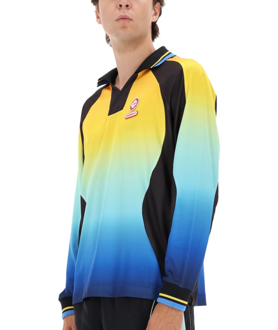 CASABLANCA Мульти синтетическое поло с длинным рукавом, фото 5