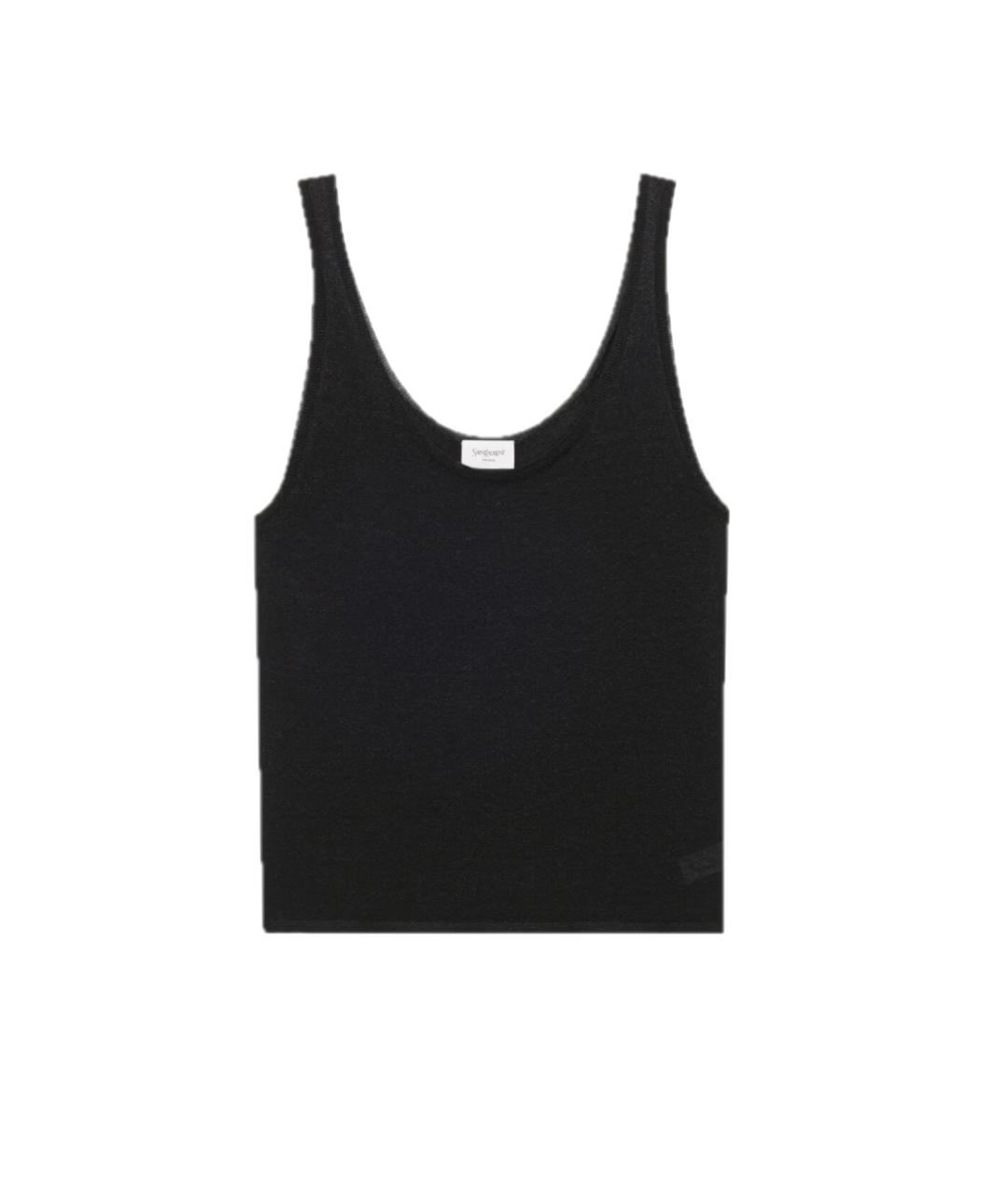 SAINT LAURENT Черная вискозная блузы, фото 1