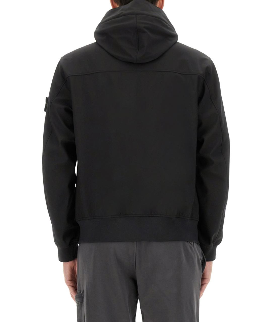 STONE ISLAND Черная куртка, фото 4