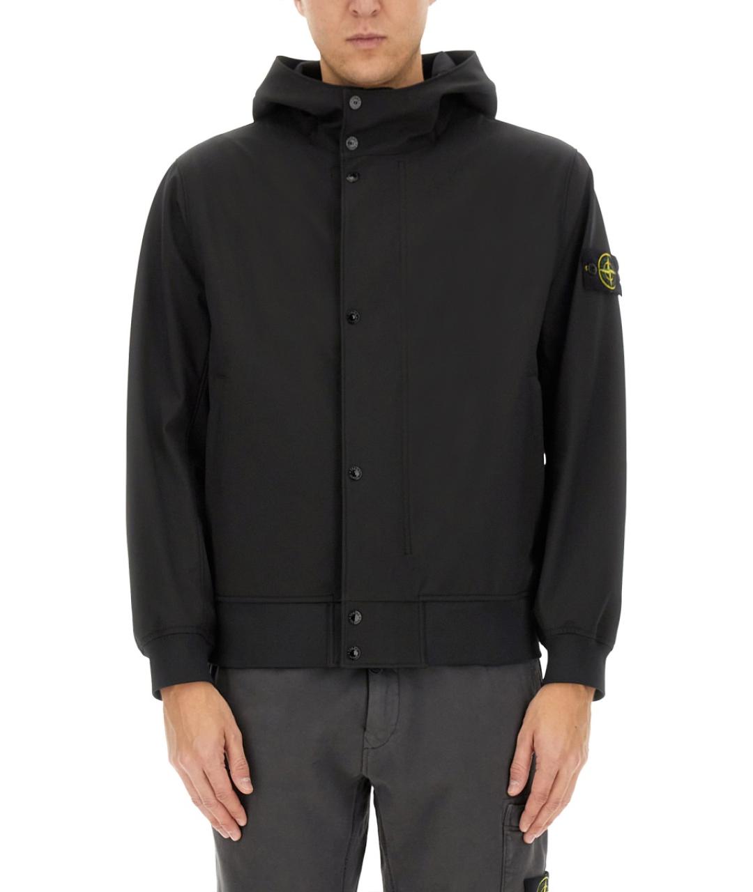 STONE ISLAND Черная куртка, фото 2