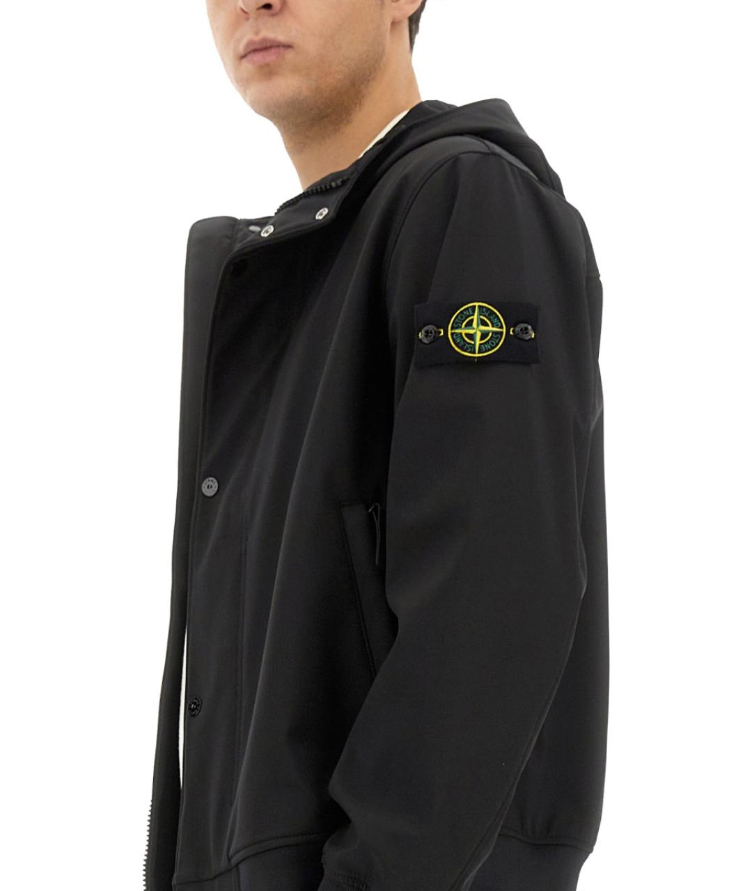 STONE ISLAND Черная куртка, фото 5