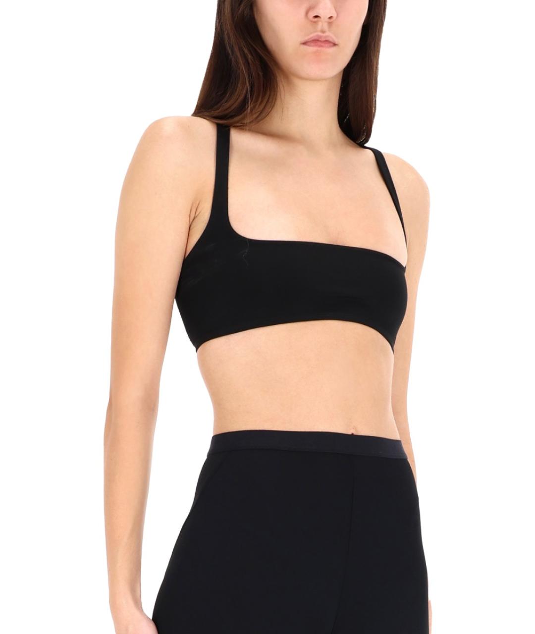 RICK OWENS Черная вискозная майка, фото 2