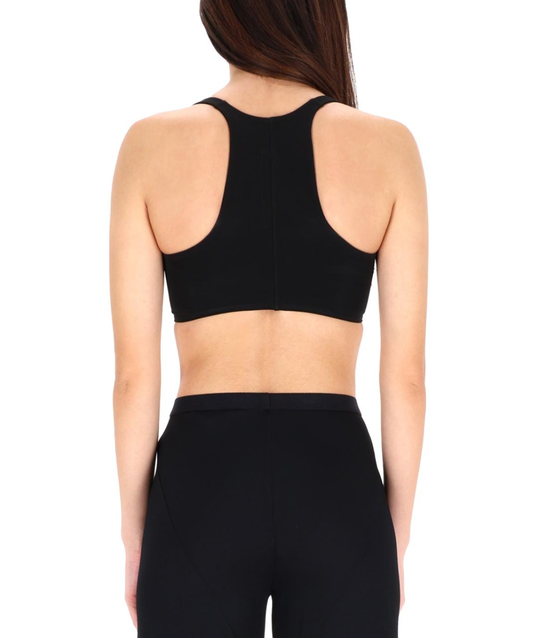 RICK OWENS Черная вискозная майка, фото 4