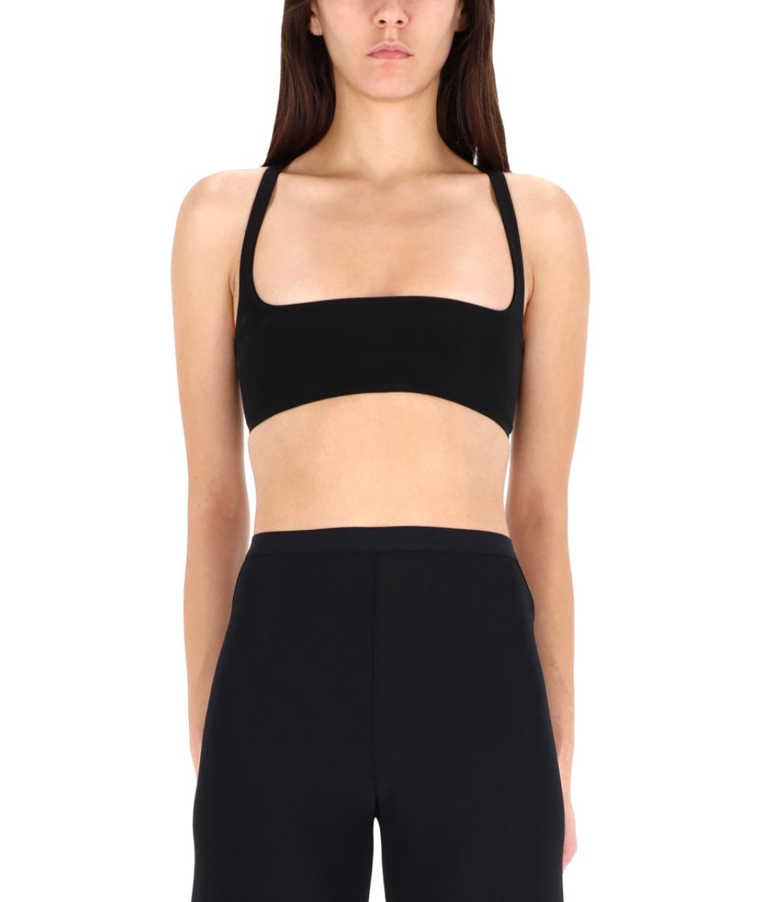 RICK OWENS Черная вискозная майка, фото 5