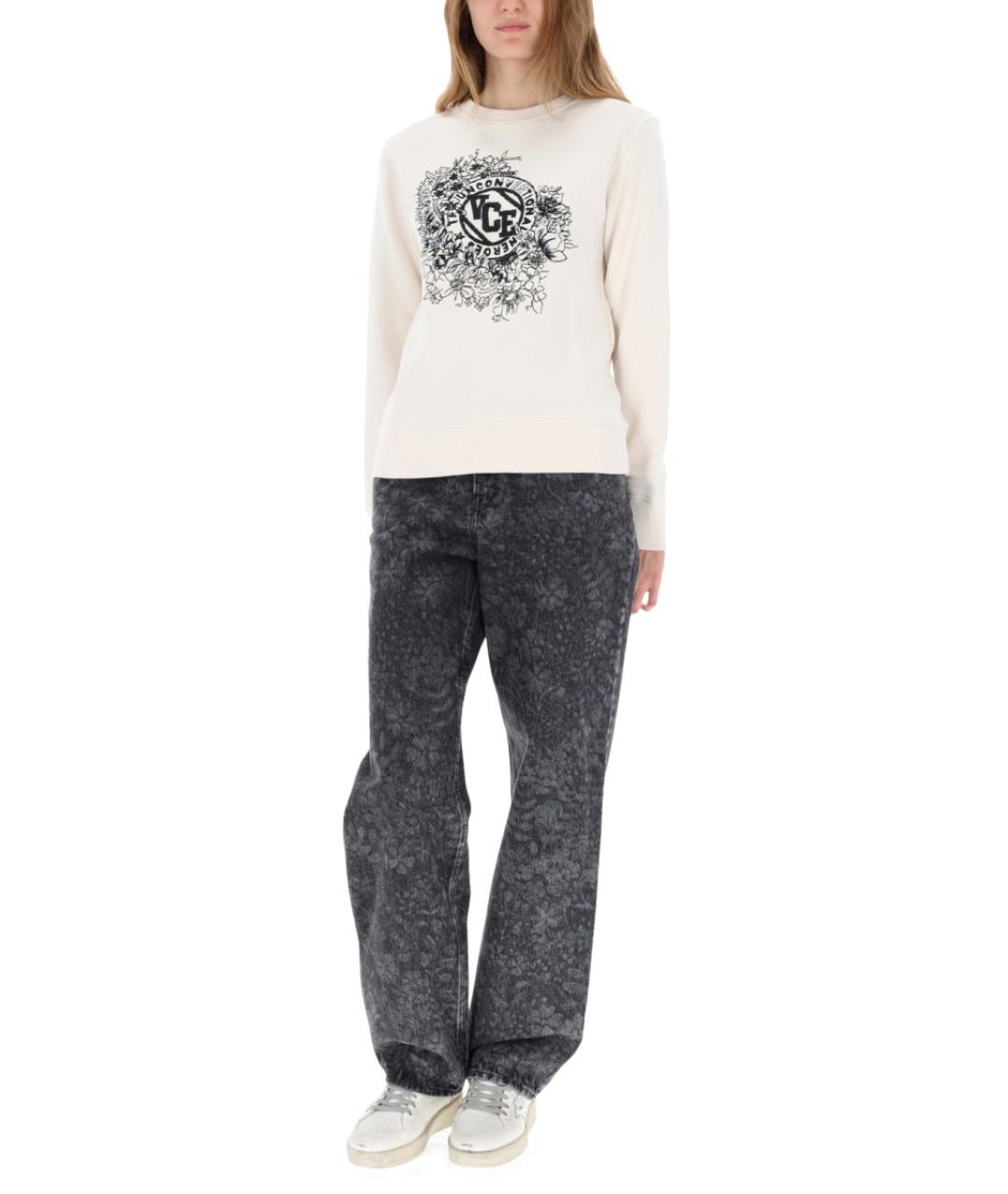 GOLDEN GOOSE DELUXE BRAND Черные хлопковые прямые джинсы, фото 3
