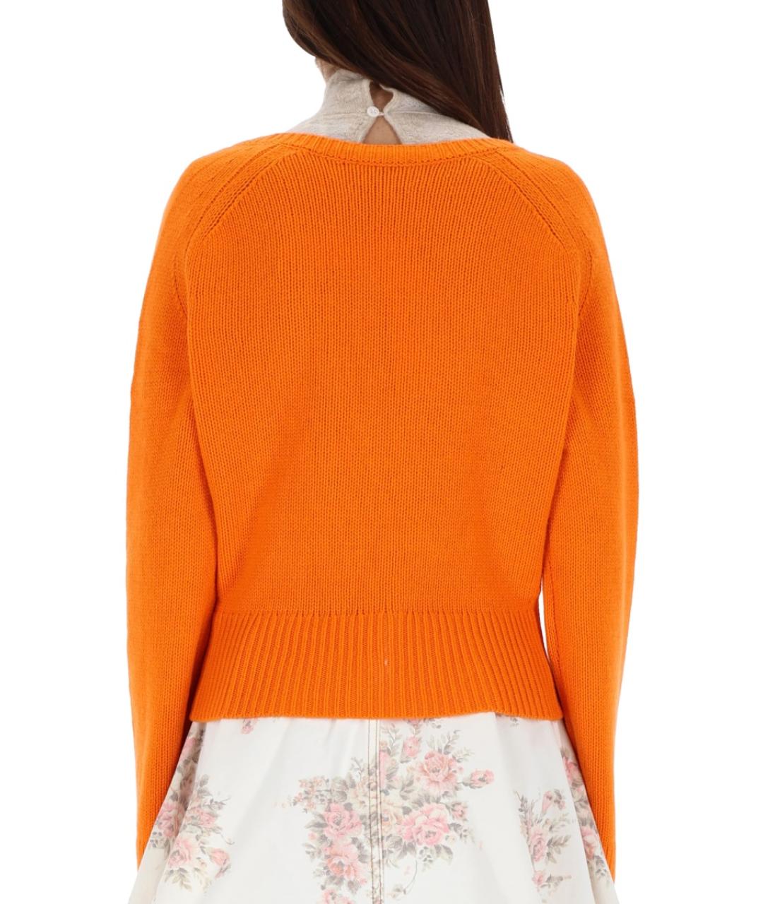 GANNI Оранжевый кашемировый джемпер / свитер, фото 4