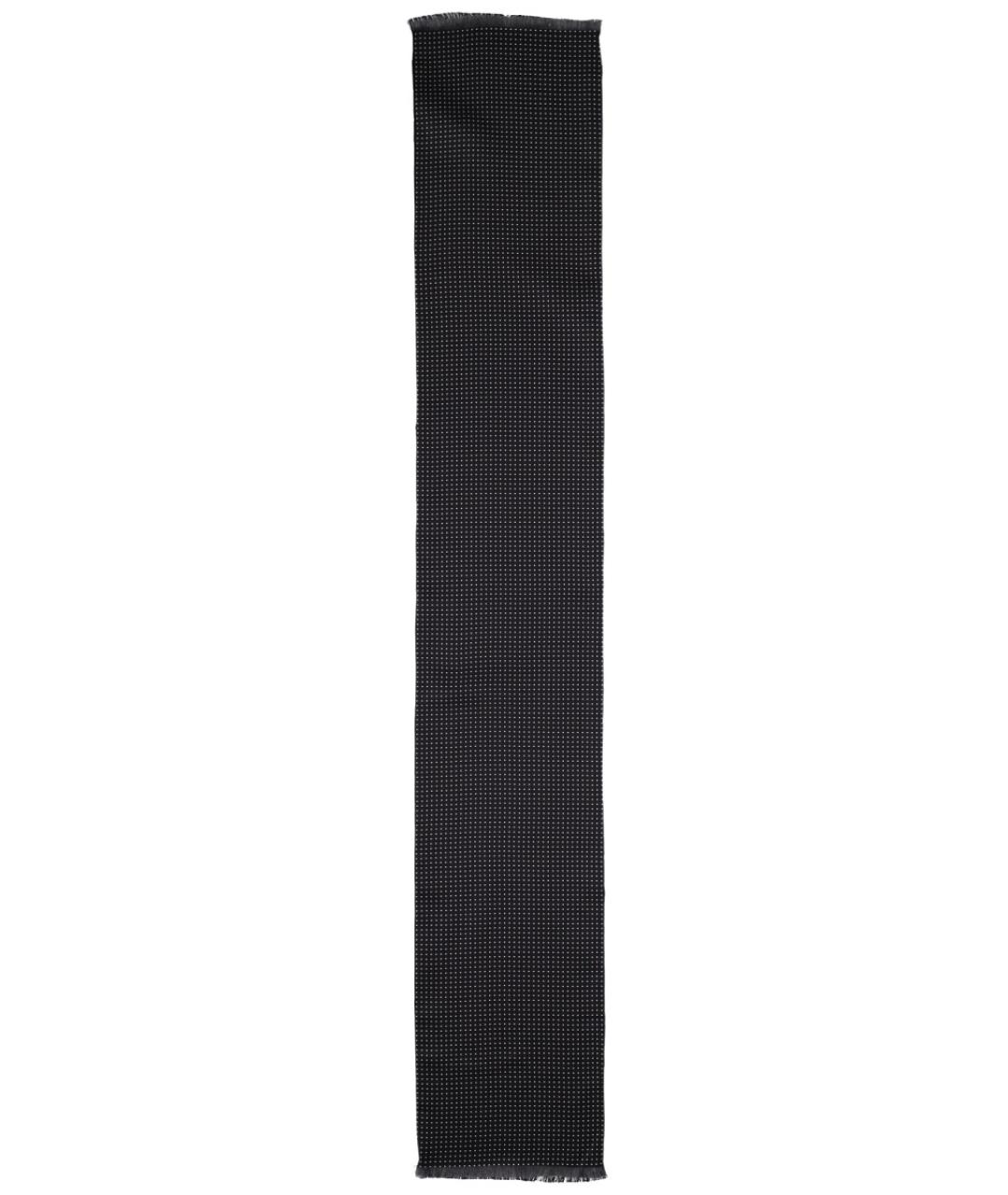 TOM FORD Черный шелковый шарф, фото 1