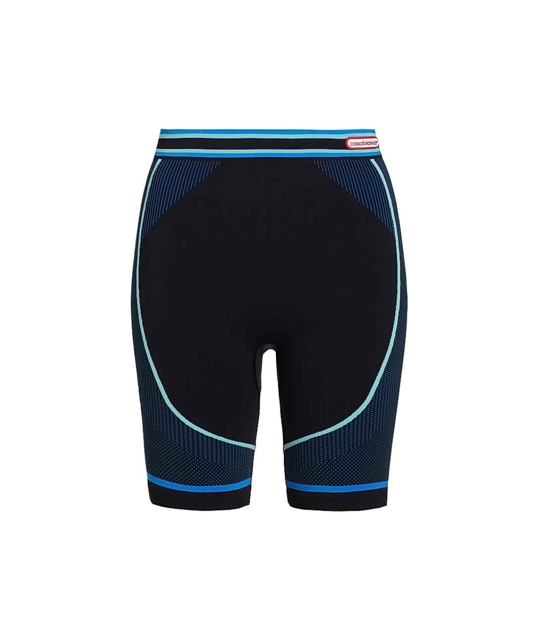 CASABLANCA Синие полиамидовые шорты, фото 1