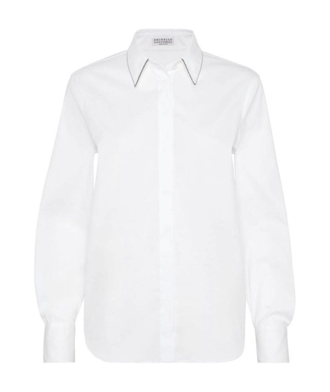 BRUNELLO CUCINELLI Белая хлопковая рубашка, фото 1
