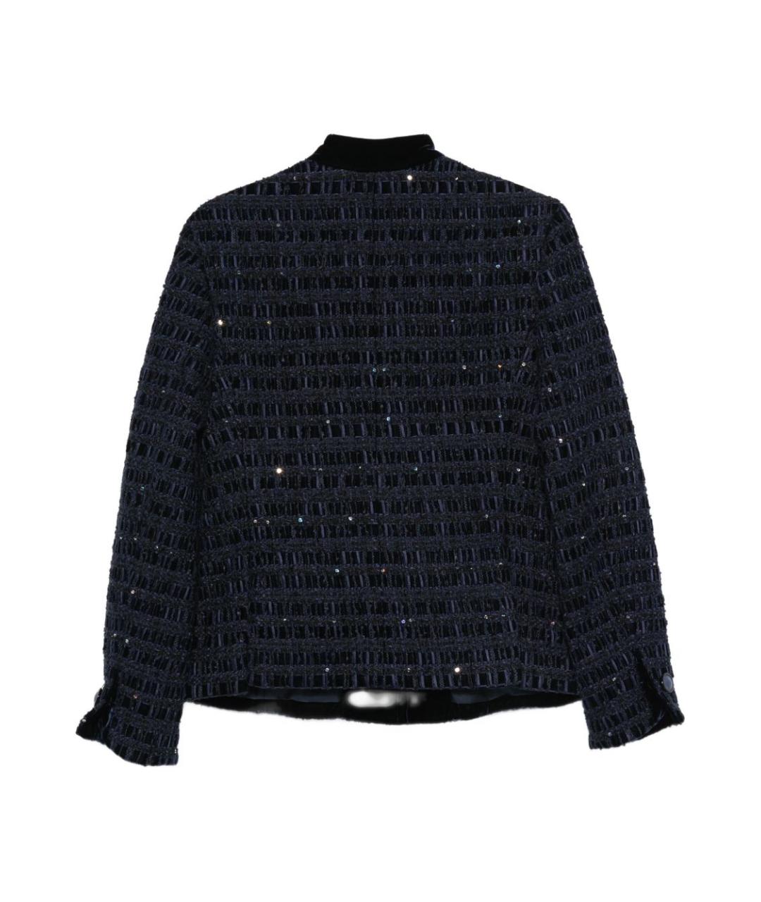 EMPORIO ARMANI Синяя полиэстеровая куртка, фото 3
