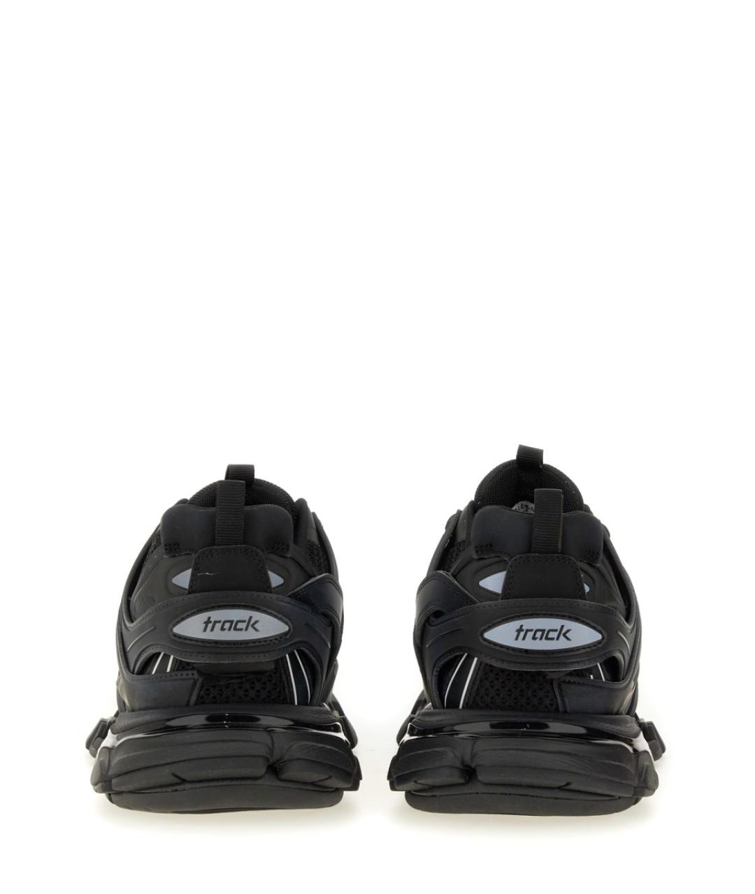 BALENCIAGA Черные текстильные низкие кроссовки / кеды, фото 4