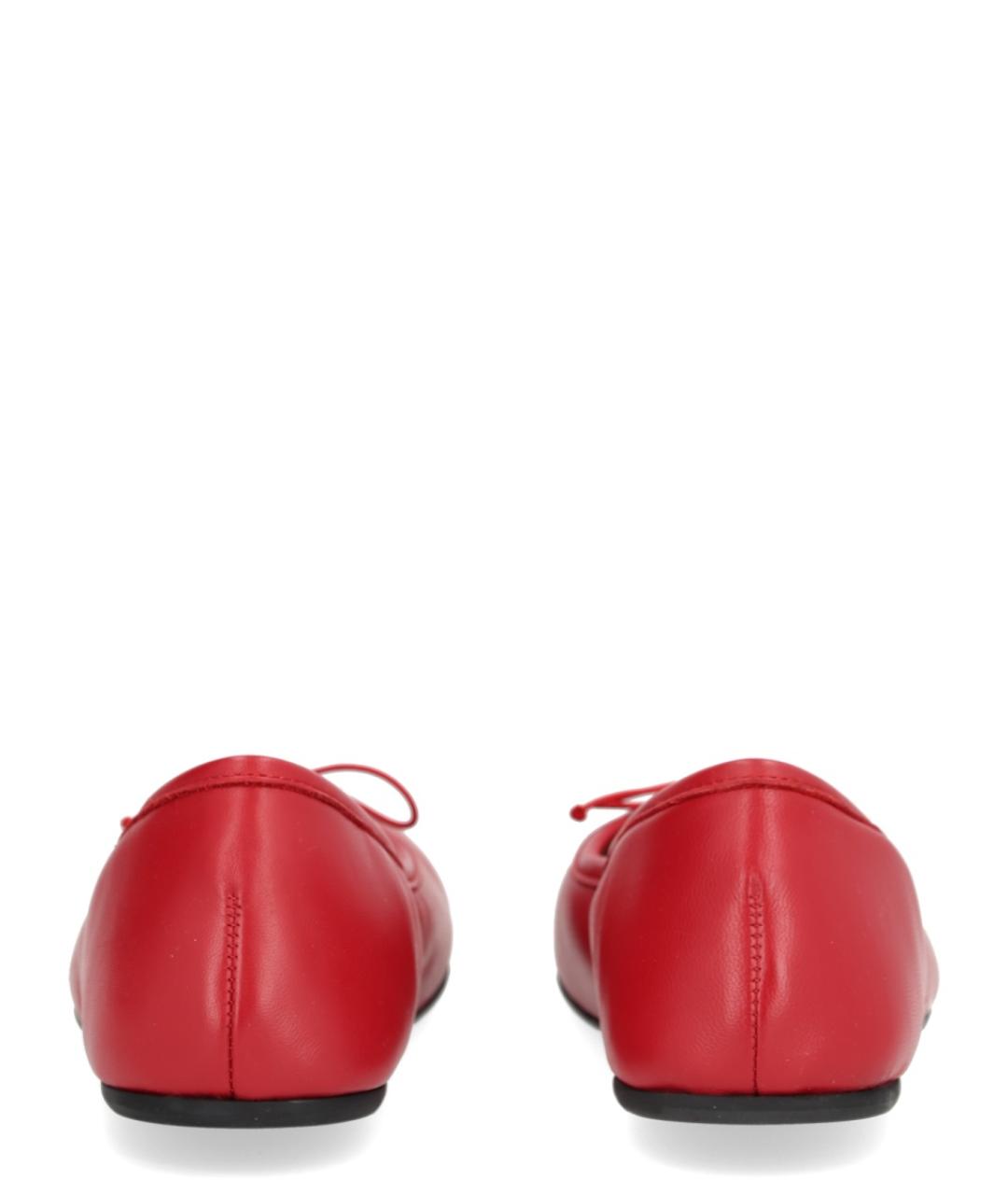 VIVIENNE WESTWOOD Красные кожаные балетки, фото 4