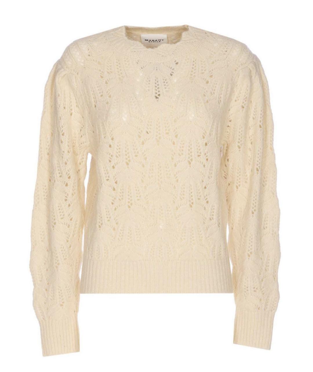 ISABEL MARANT ETOILE Белый шерстяной джемпер / свитер, фото 1