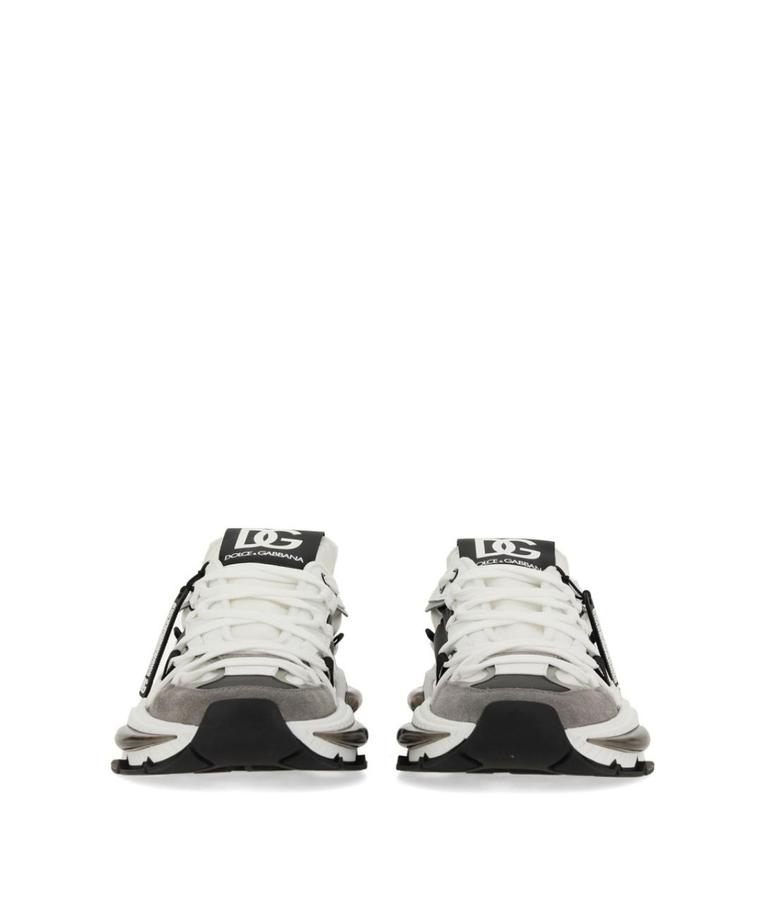 DOLCE&GABBANA Мульти текстильные низкие кроссовки / кеды, фото 5
