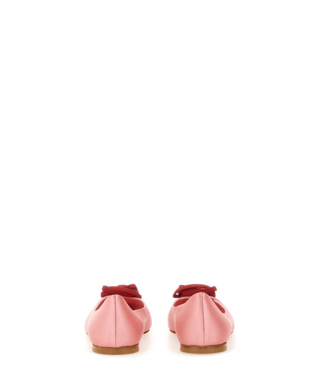 ROGER VIVIER Розовые синтетические балетки, фото 3