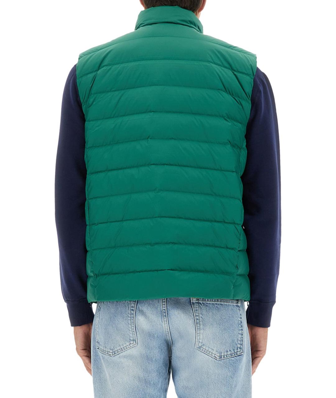 POLO RALPH LAUREN Зеленый полиэстеровый жилет, фото 4