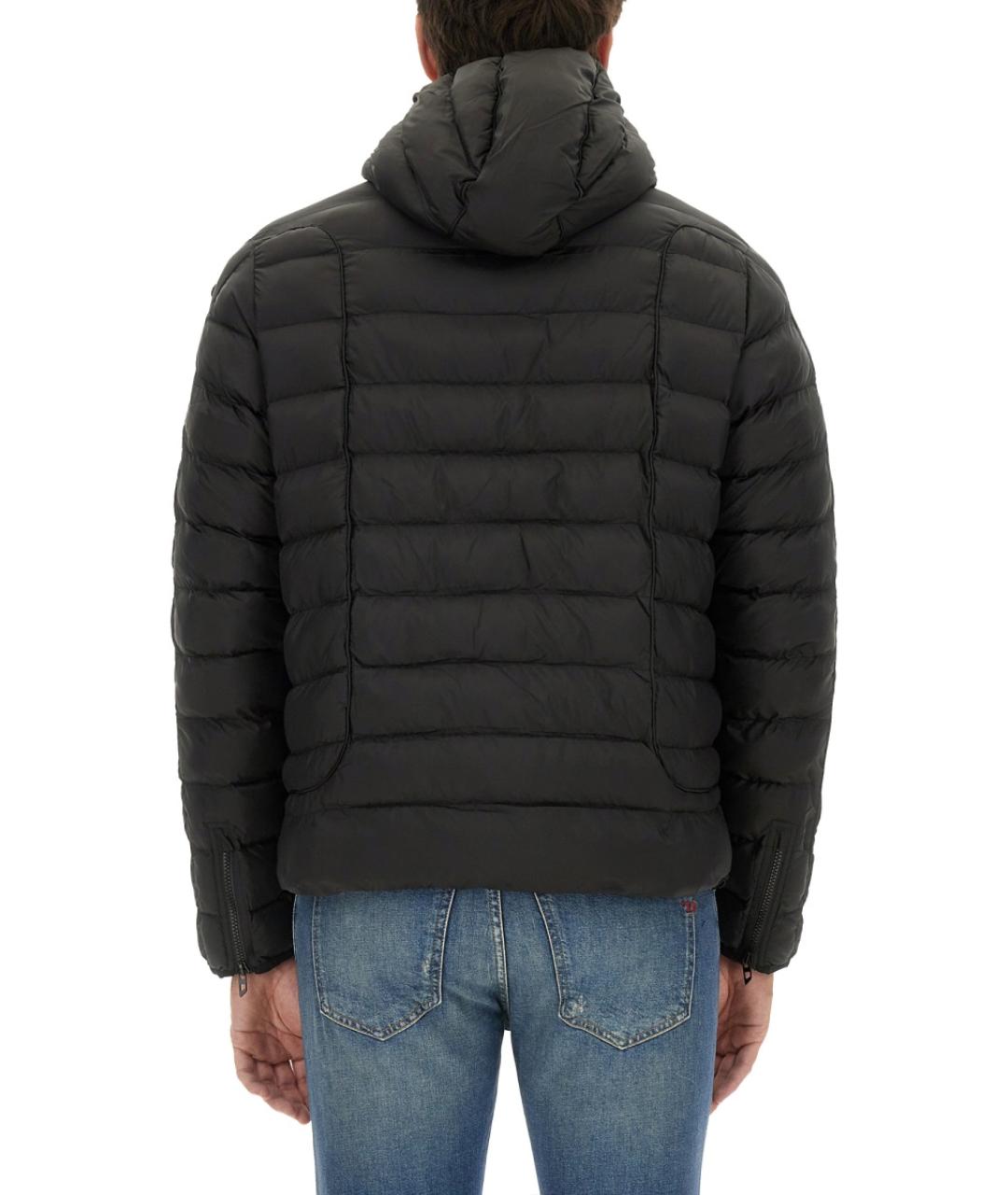 DIESEL Черная полиэстеровая куртка, фото 4