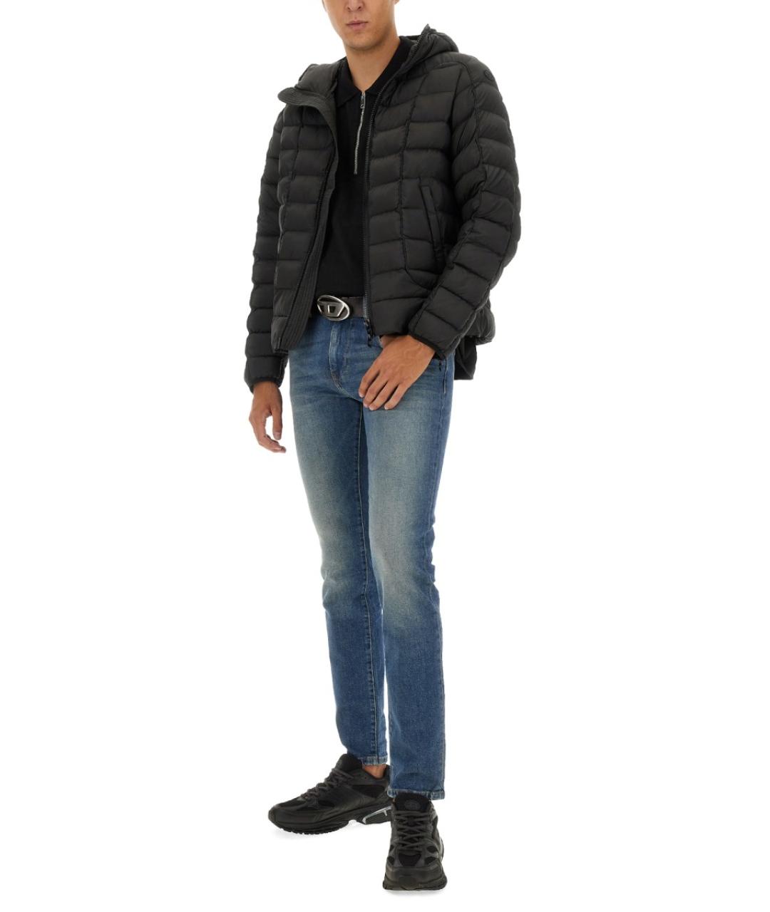 DIESEL Черная полиэстеровая куртка, фото 3