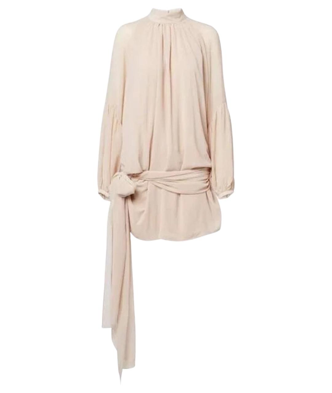 ROTATE Розовое полиэстеровое коктейльное платье, фото 1