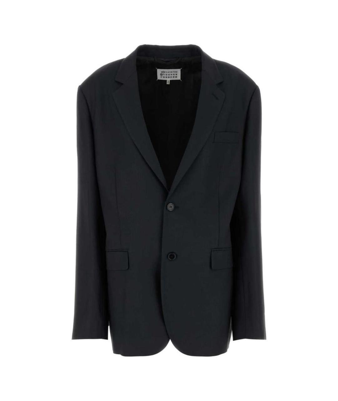 MAISON MARGIELA Черный шерстяной жакет/пиджак, фото 1