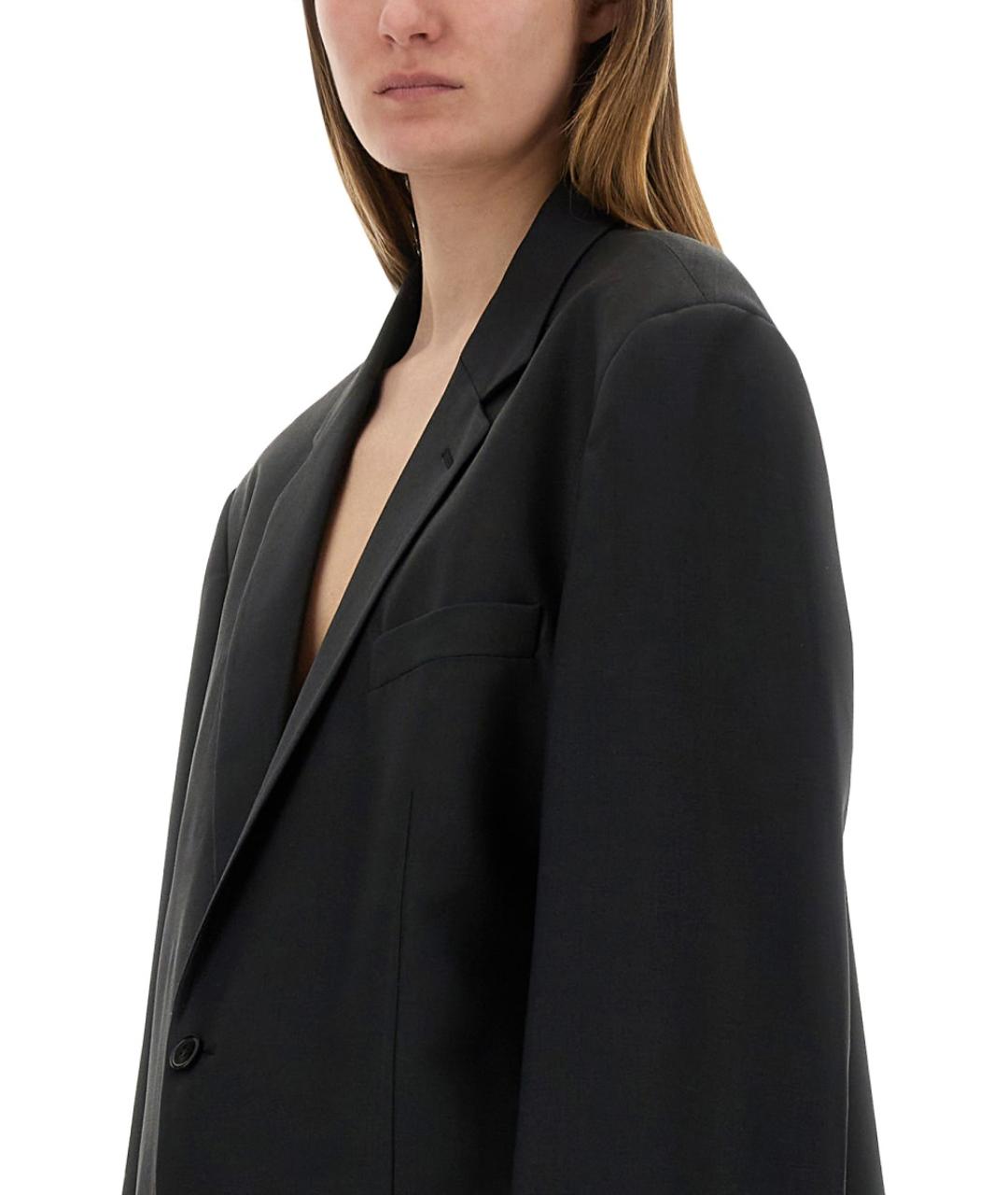 MAISON MARGIELA Черный шерстяной жакет/пиджак, фото 5