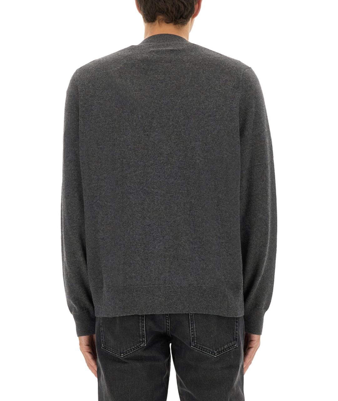 ISABEL MARANT Серый хлопковый кардиган, фото 4