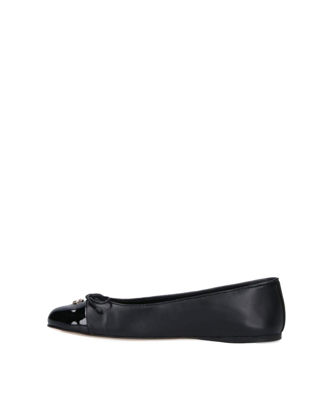 GUCCI Черные кожаные балетки, фото 3