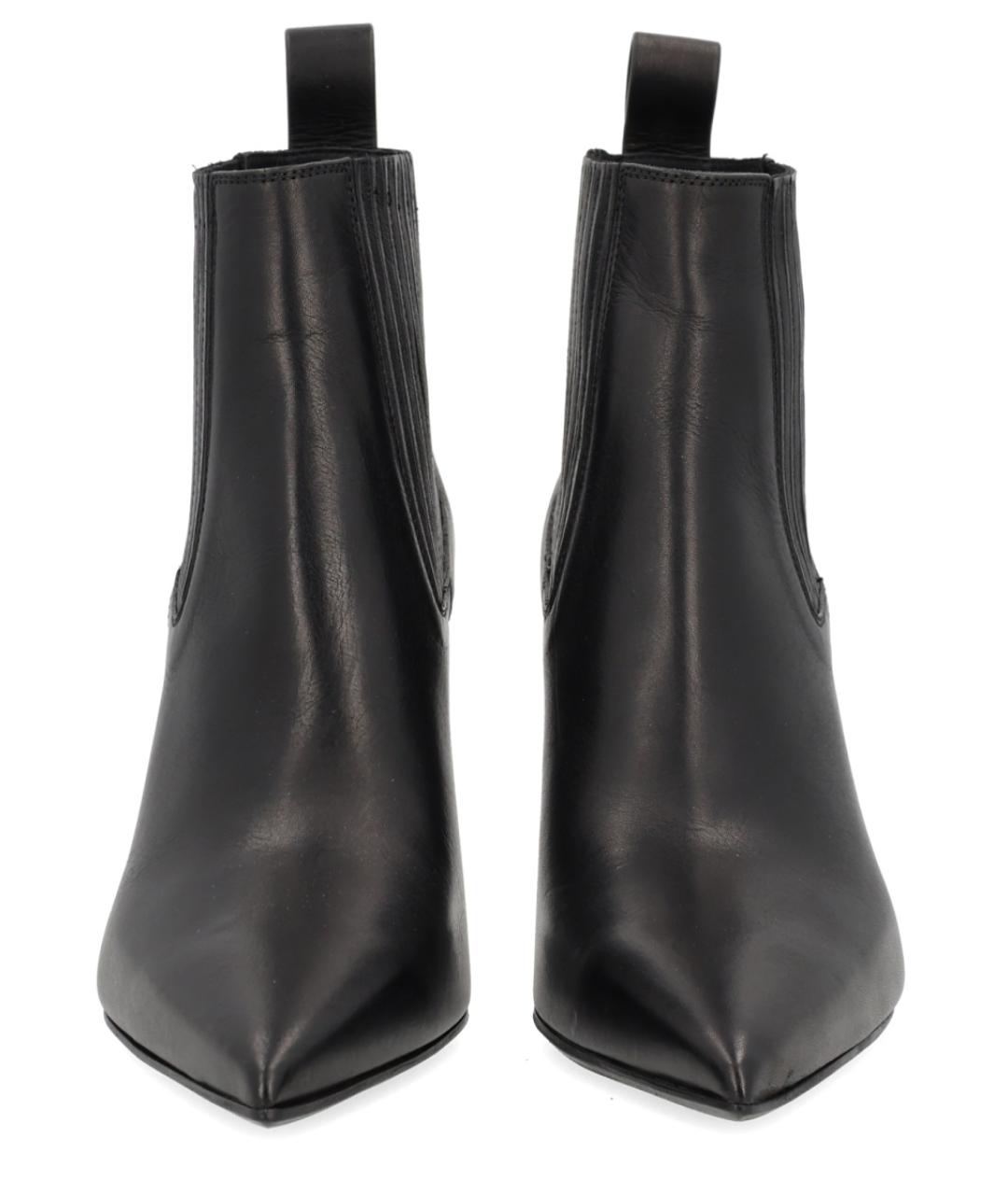 RICK OWENS Черные кожаные полусапоги, фото 3