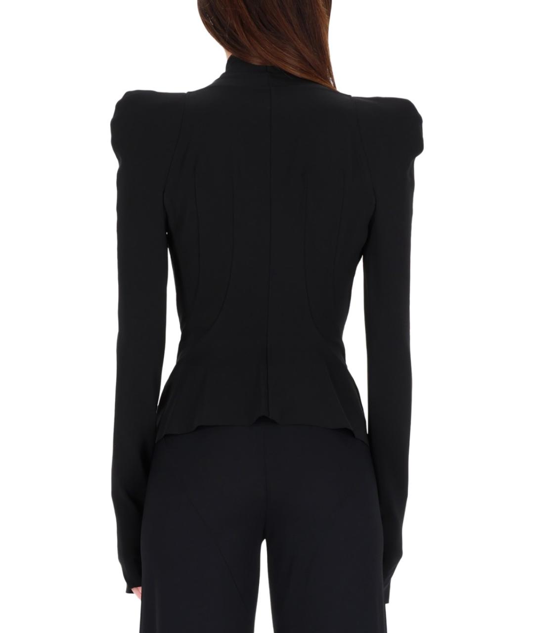 RICK OWENS Черный вискозный жакет/пиджак, фото 4