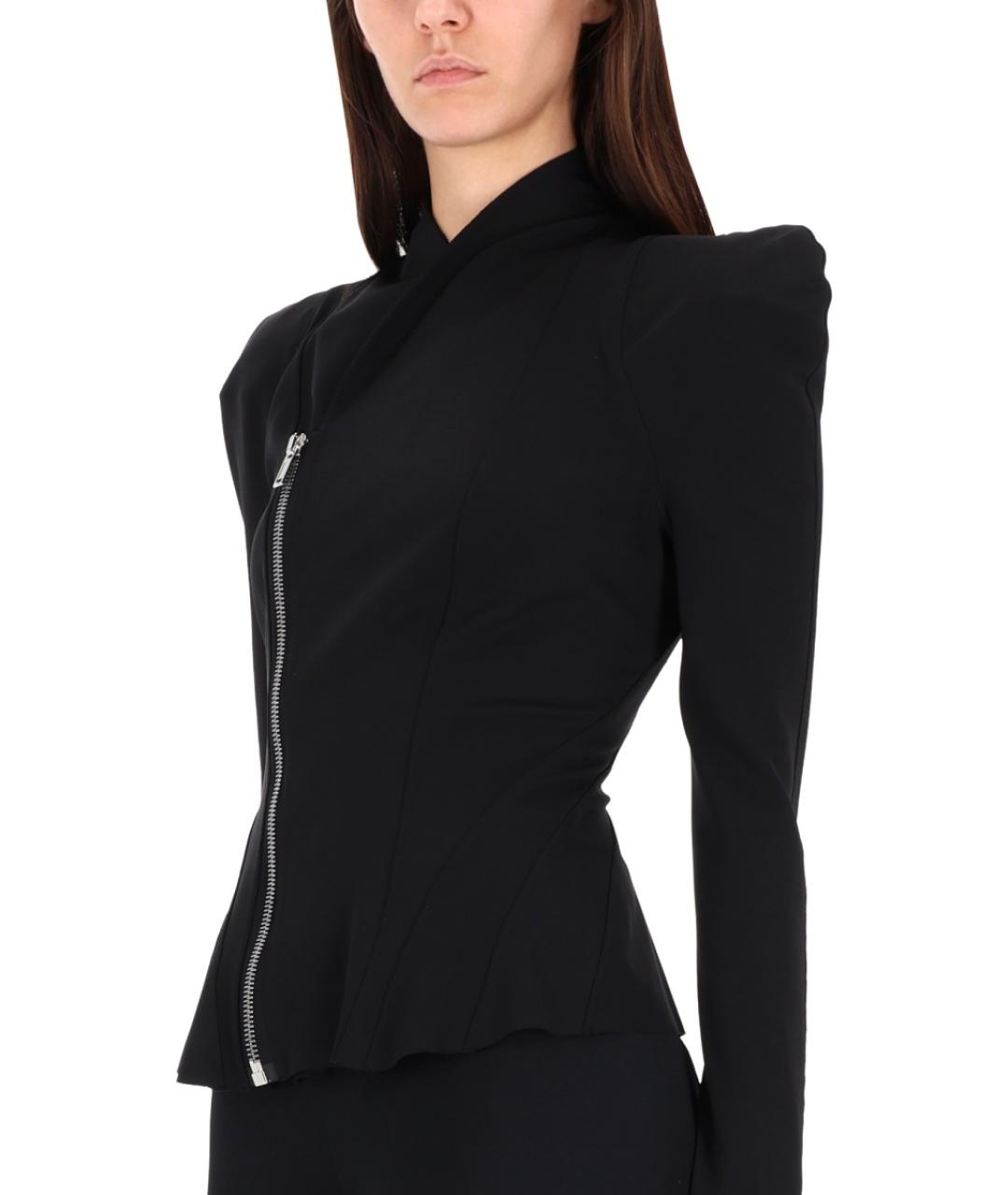 RICK OWENS Черный вискозный жакет/пиджак, фото 5