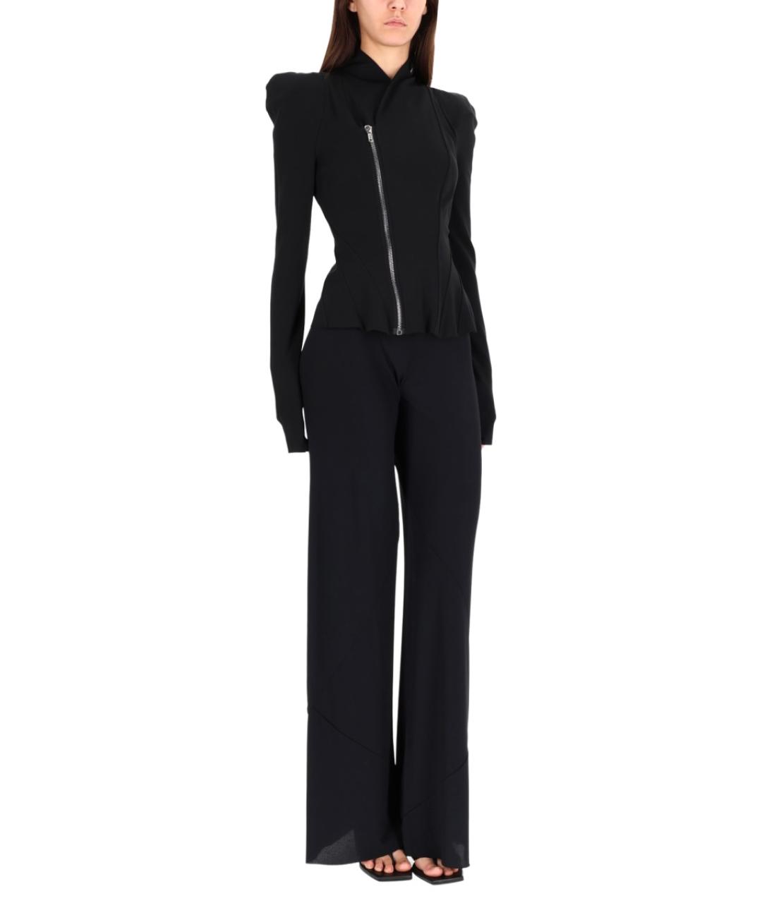 RICK OWENS Черный вискозный жакет/пиджак, фото 3