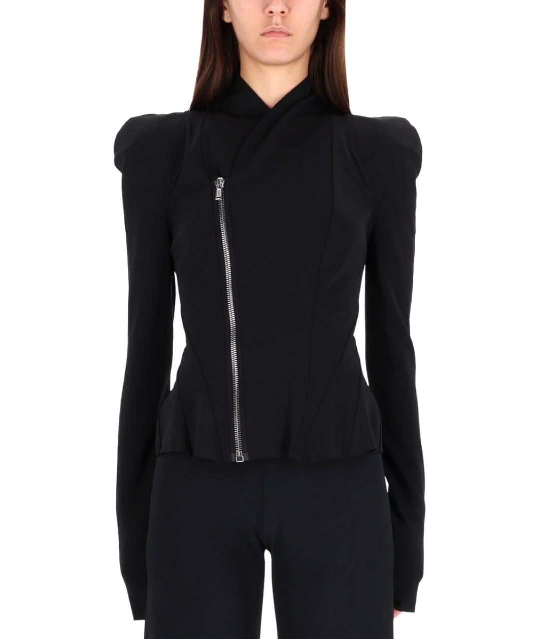 RICK OWENS Черный вискозный жакет/пиджак, фото 2