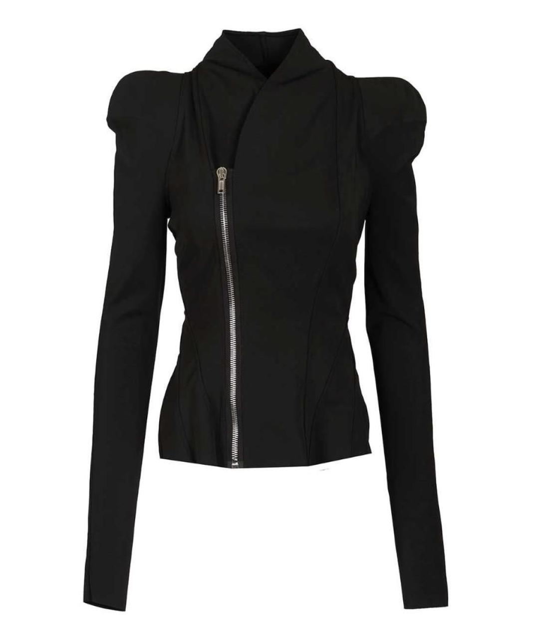 RICK OWENS Черный вискозный жакет/пиджак, фото 1