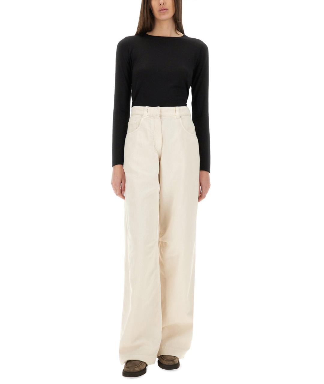 BRUNELLO CUCINELLI Черный кашемировый джемпер / свитер, фото 2