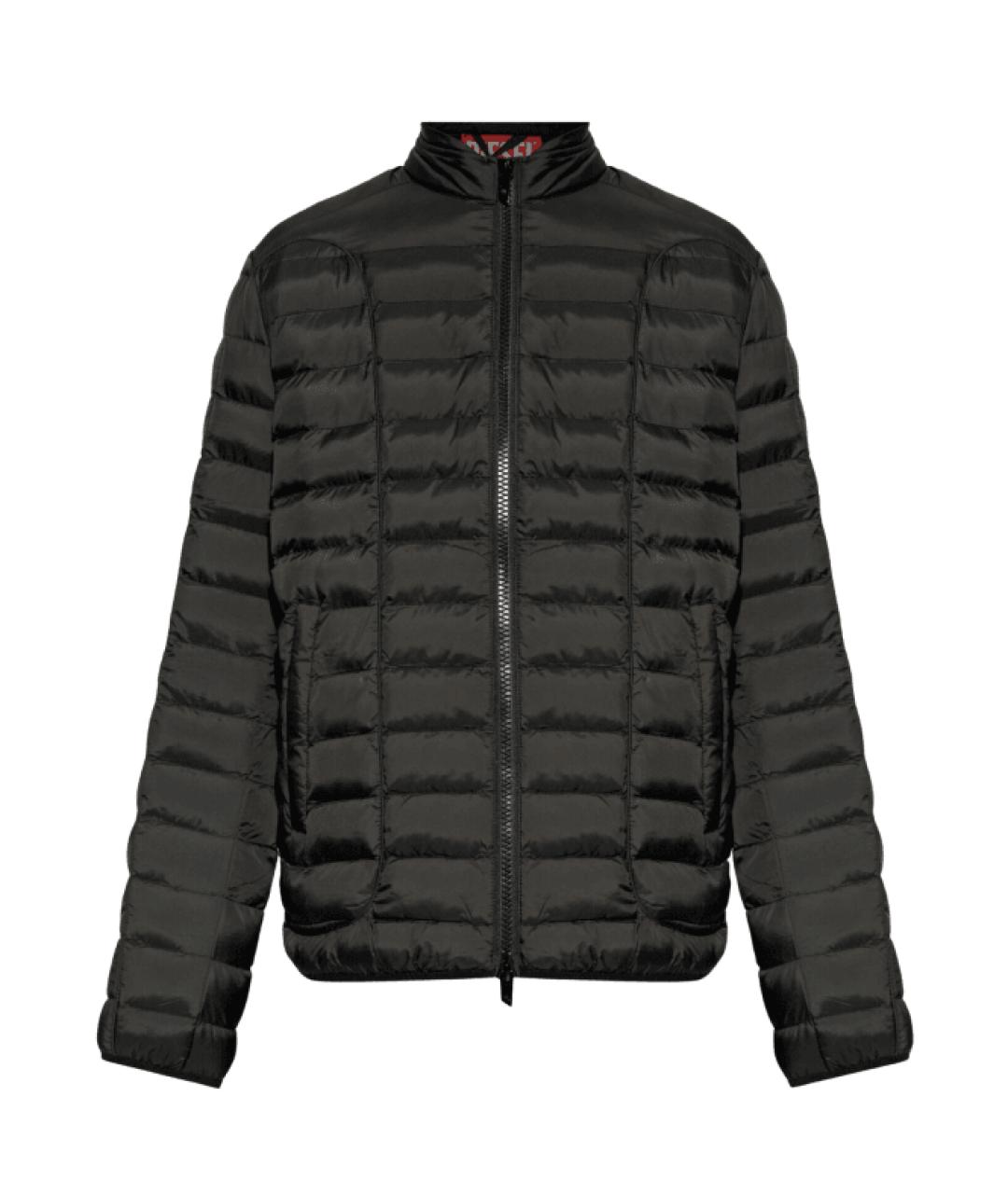 DIESEL Черная полиэстеровая куртка, фото 1