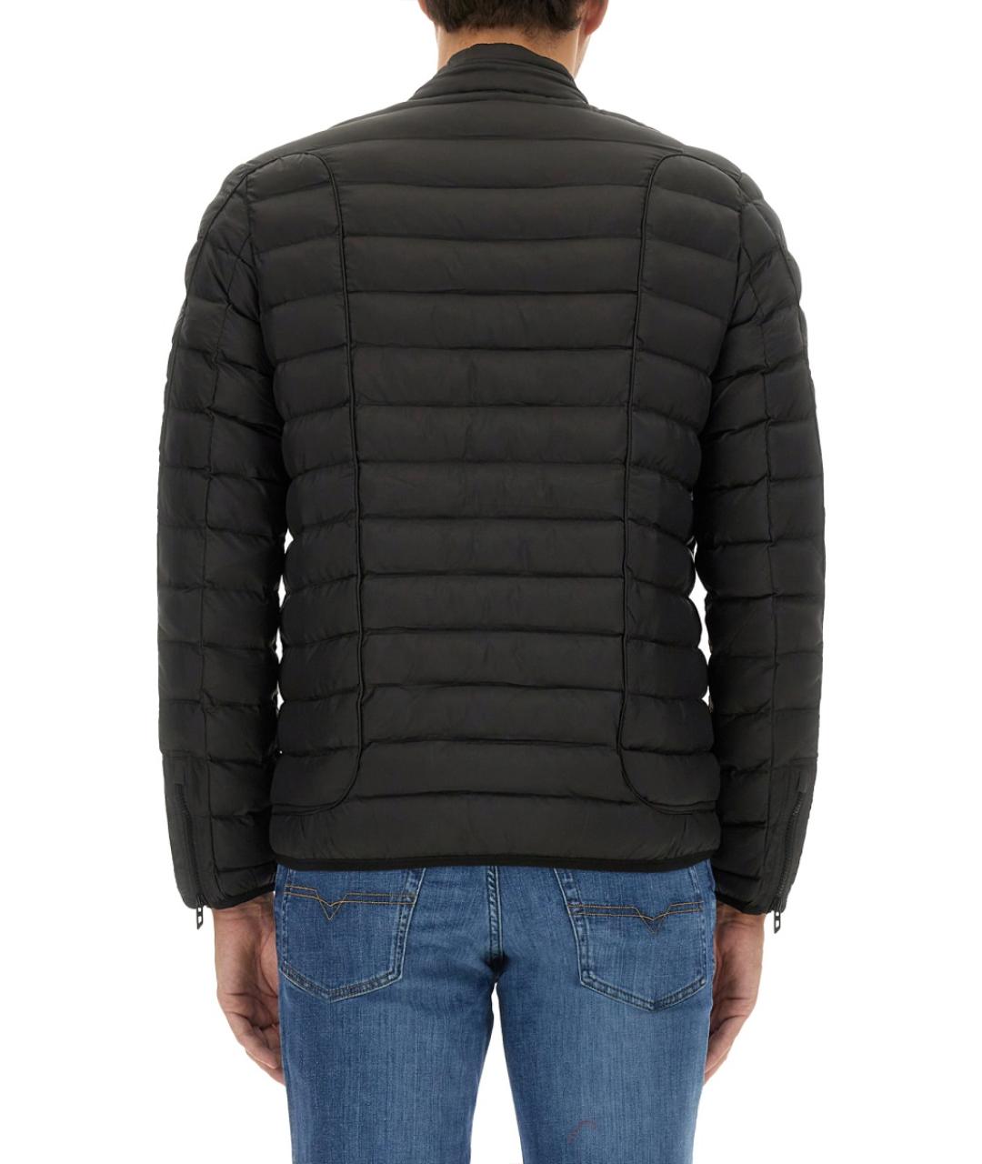 DIESEL Черная полиэстеровая куртка, фото 4