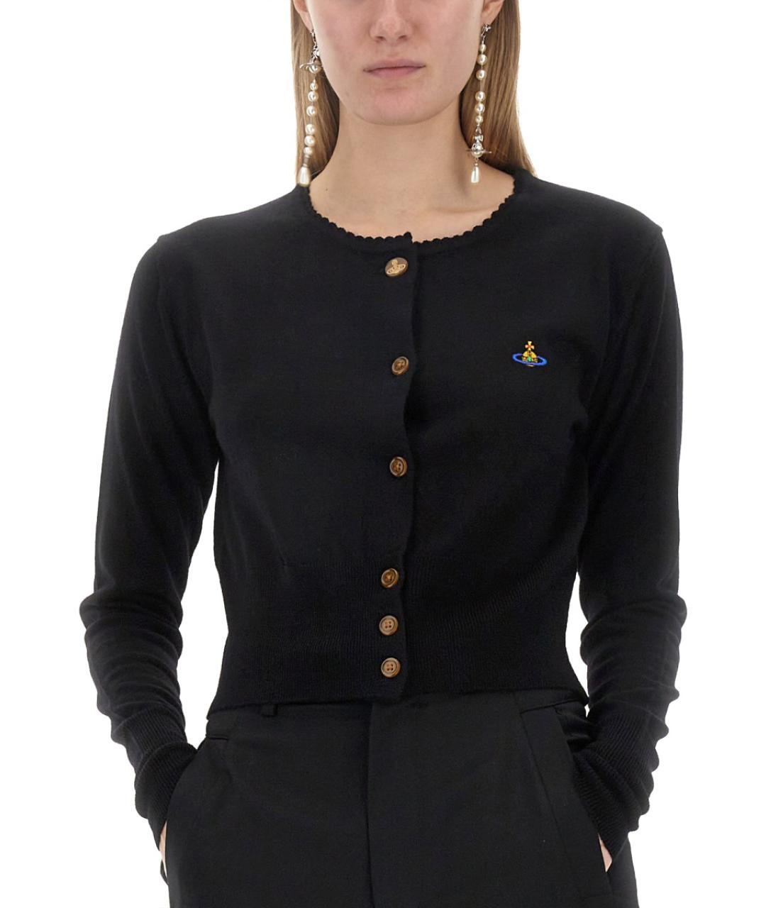 VIVIENNE WESTWOOD Черный шерстяной джемпер / свитер, фото 4